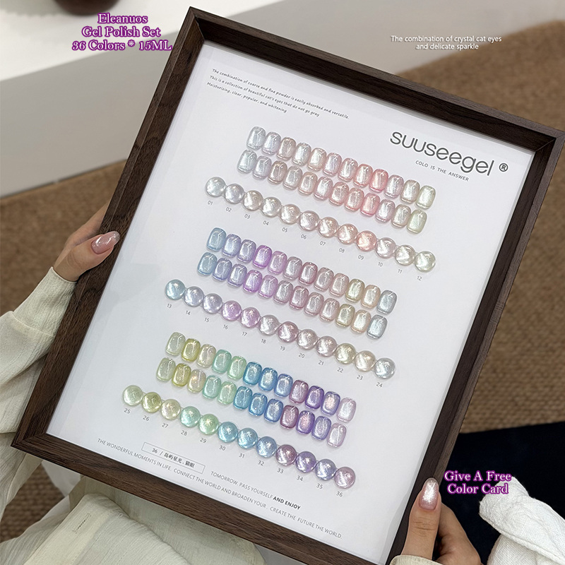Resin Glitter Pack - مجموعة طلاء أظافر جل بتأثير عين