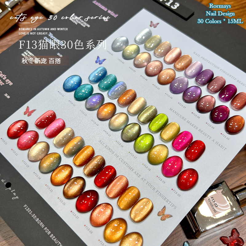طلاء أظافر جل لامع بتأثير عين  - مراجعة Resin Glitter Pack وسعره