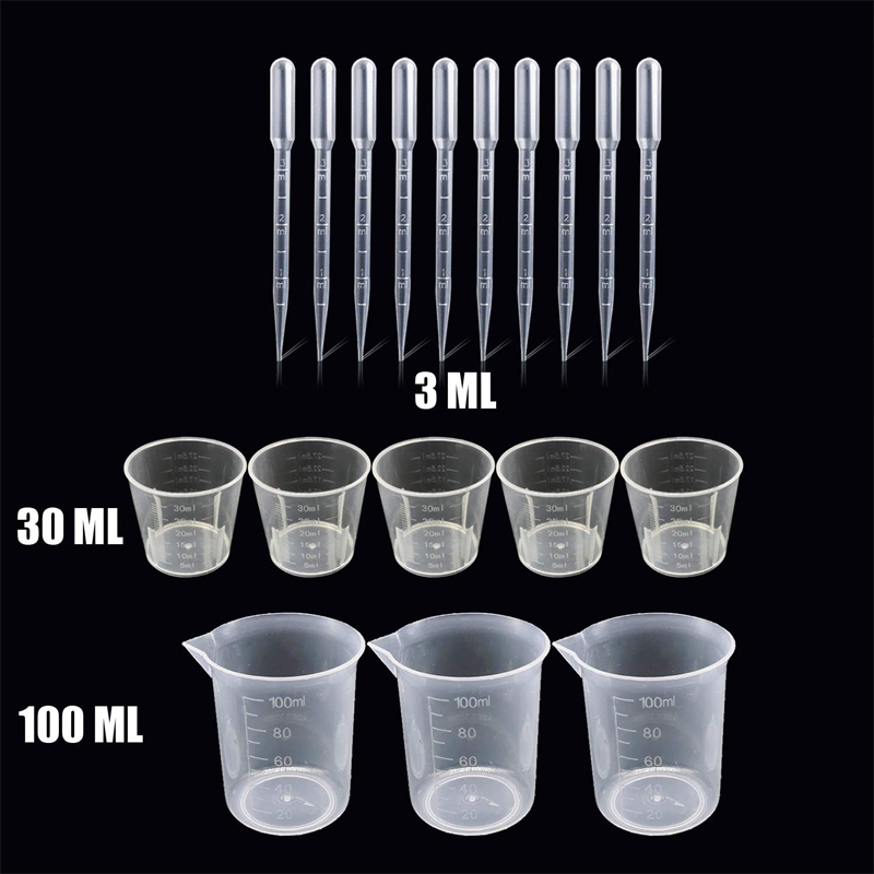 مجموعة أدوات صب الراتنج الإيبو - مراجعة Mixing Cup Silicone وسعره